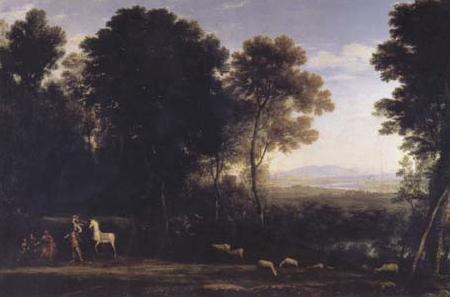 Claude Lorrain Landscape with Erminia and the Shepherds (mk17) Germany oil painting art